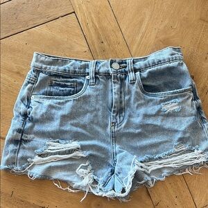 Distressed Denim Women's Shorts